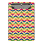 Achtergrond met strepen in retro mini klembord (Voorkant)