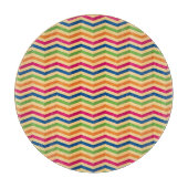 Achtergrond met strepen in retro snijplank (Voorkant)