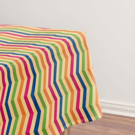 Achtergrond met strepen in retro tafelkleed (Voorbeeld)