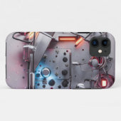 Achtergrond met tandwielen Case-Mate iPhone case (Achterkant (horizontaal))