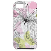 Achtergrond met vlinder Case-Mate iPhone case (Achterkant)