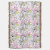 Achtergrond met vlinder deken (Voorkant Verticaal)