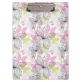 Achtergrond met vlinder klembord (Voorkant)