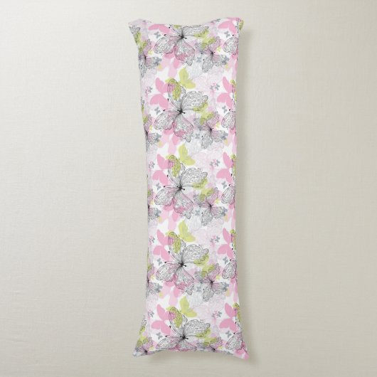 Achtergrond met vlinder lichaamskussen (Voorkant Verticaal)