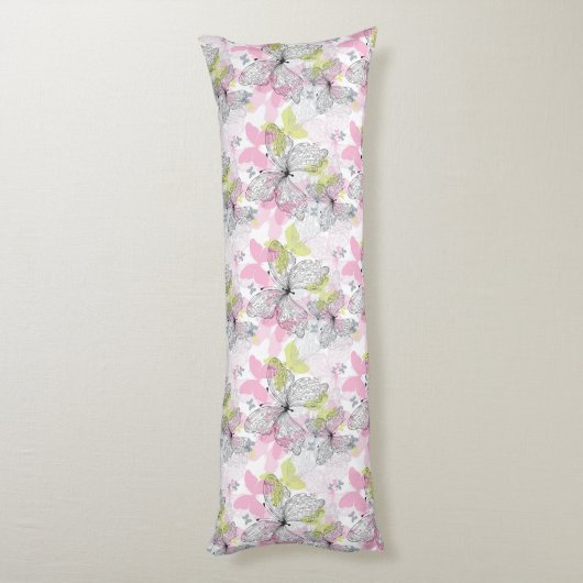 Achtergrond met vlinder lichaamskussen (Achterkant (Verticaal))