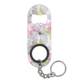 Achtergrond met vlinder mini flessenopener (Achterkant)