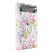 Achtergrond met vlinder mini klembord (Schuin)