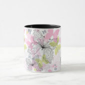 Achtergrond met vlinder mok (Midden)