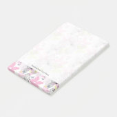 Achtergrond met vlinder post-it® notes (Schuin)