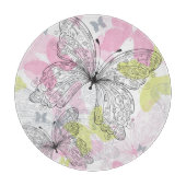 Achtergrond met vlinder snijplank (Voorkant)