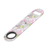 Achtergrond met vlinder speed flessenopener (Achterkant Gekanteld)