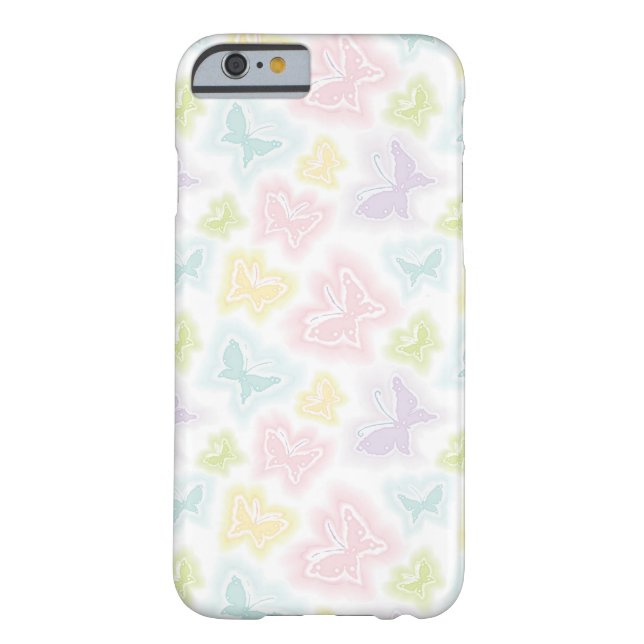 Achtergrond met vlinders in de waterverf Case-Mate iPhone case (Achterkant)