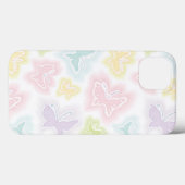 Achtergrond met vlinders in de waterverf Case-Mate iPhone case (Achterkant (horizontaal))
