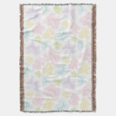 Achtergrond met vlinders in de waterverf deken (Voorkant Verticaal)