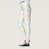 Achtergrond met vlinders in de waterverf leggings (Links)