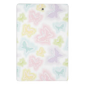 Achtergrond met vlinders in de waterverf mini klembord (Achterkant)