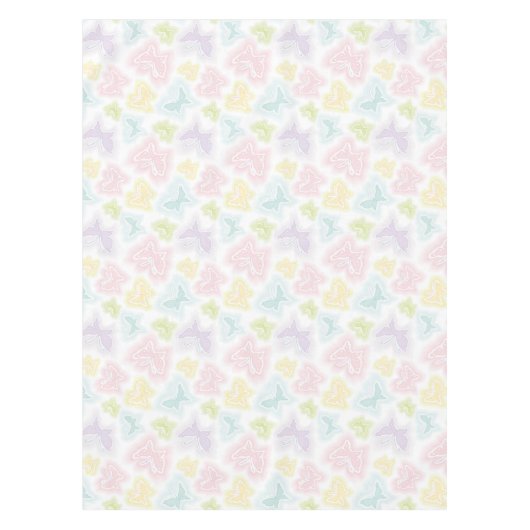 Achtergrond met vlinders in de waterverf tafelkleed (Voorkant)