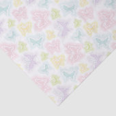 Achtergrond met vlinders in de waterverf tissuepapier (Detail)