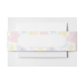 Achtergrond met vlinders in de waterverf uitnodigingen wikkel (Voorkant Voorbeeld)