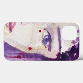 Achtergrond met waterverf geschilderd Case-Mate iPhone case (Achterkant (horizontaal))