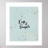 Achtergrond met waterverfpapierstructuur poster (Voorkant)