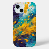Achtergrond met waterverfspatten Case-Mate iPhone case (Achterkant)