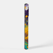 Achtergrond met waterverfspatten iPhone 15 case (Rechterkant)