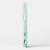 Achtergrond met zomerstrandmeisjes. Naadloze vlek Case-Mate iPhone Case (Achterkant / Rechts)