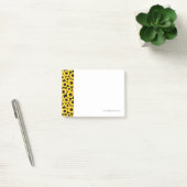 Achtergrond met zonnebloemen post-it® notes (Kantoor)