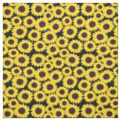 Achtergrond met zonnebloemen stof (Swatch)