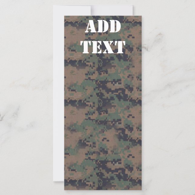 Achtergrond militair digitaal bos (Voorkant)