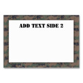 Achtergrond militair digitaal bos kaart (Achterkant)