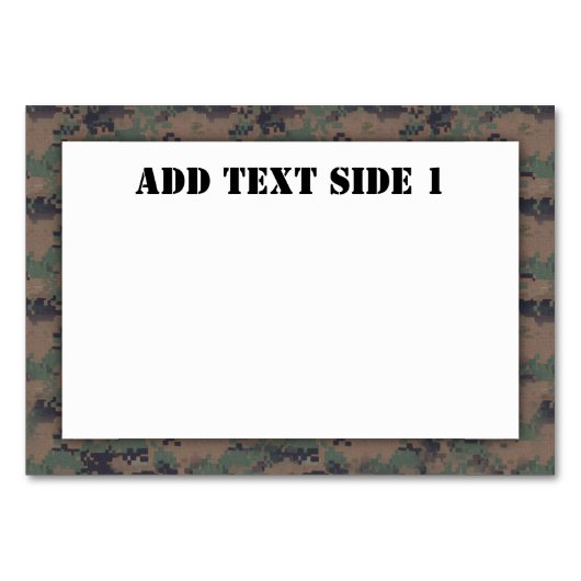 Achtergrond militair digitaal bos kaart (Voorkant)