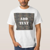 Achtergrond militair digitaal bos t-shirt (Voorkant)