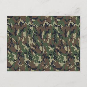 Achtergrond militaire boscamouflage briefkaart