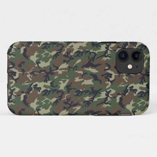 Achtergrond militaire boscamouflage Case-Mate iPhone case (Achterkant (horizontaal))