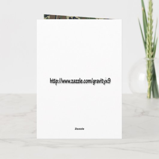 Achtergrond militaire boscamouflage kaart (Achterkant)