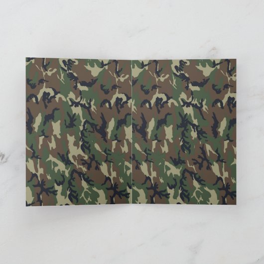 Achtergrond militaire boscamouflage kaart (Binnen)