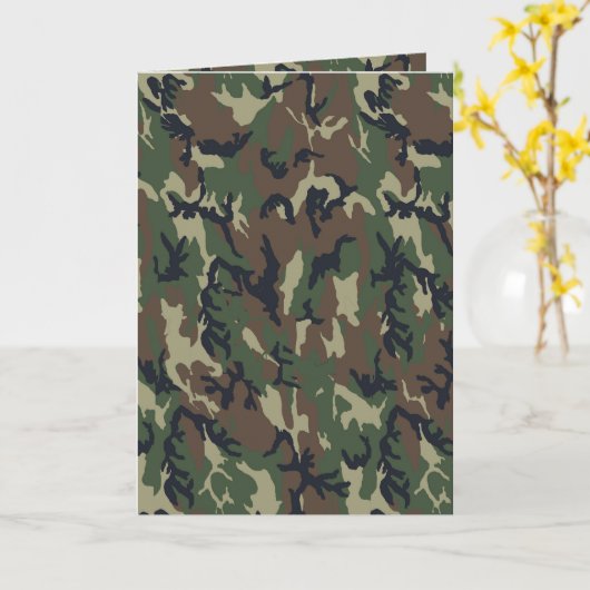 Achtergrond militaire boscamouflage kaart (Gele Bloem)