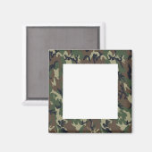 Achtergrond militaire boscamouflage magneet (Voorkant / Achterkant)