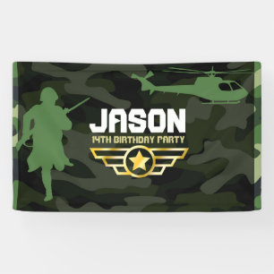 Achtergrond militaire stijlpagina spandoek