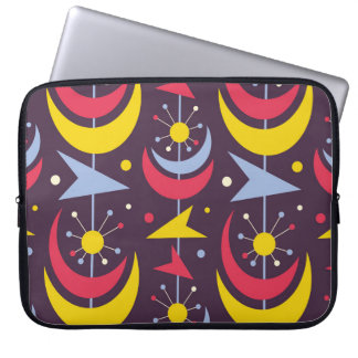 Achtergrond moderne  kunst uit de midden eeuw. Abs Laptop Sleeve