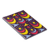 Achtergrond moderne  kunst uit de midden eeuw. Abs Notitieboek (Rechterzijde)