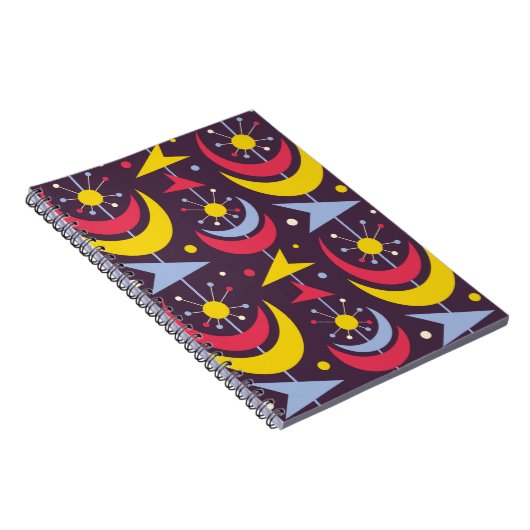 Achtergrond moderne  kunst uit de midden eeuw. Abs Notitieboek (Rechterzijde)