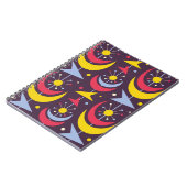 Achtergrond moderne  kunst uit de midden eeuw. Abs Notitieboek (Linkerzijde)