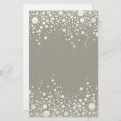 Achtergrond - Moderne kunststerren Briefpapier (Voorkant / Achterkant)