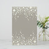 Achtergrond - Moderne kunststerren Briefpapier (Staand voorkant)