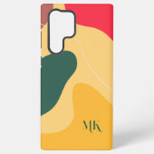 Achtergrond moderne organische vormen samsung galaxy hoesje (Achterkant)