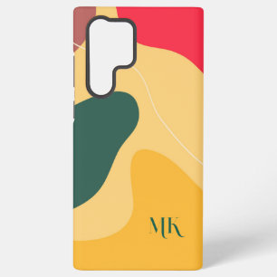 Achtergrond moderne organische vormen samsung galaxy hoesje