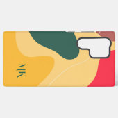 Achtergrond moderne organische vormen samsung galaxy hoesje (Achterkant horizontaal)